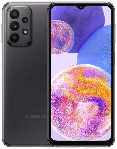 Смартфон Samsung Galaxy A23 6/128 ГБ, Dual nano SIM, черный 19848911011356