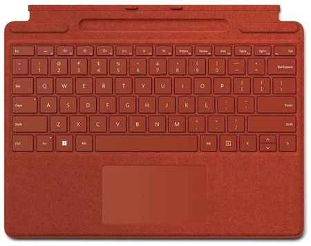 Клавиатура Microsoft Surface Pro X/8/9 Signature Keyboard Alcantara (Poppy red) RUS 19848913550483