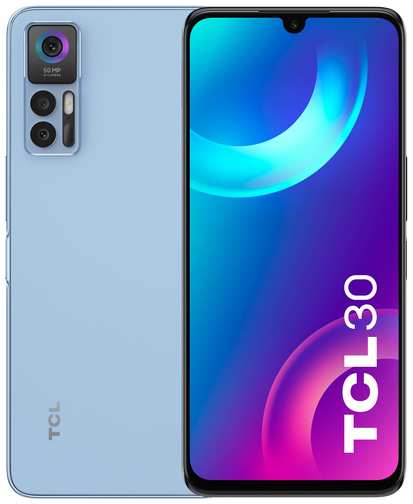 Смартфон TCL 30 4/64 ГБ, Dual nano SIM, голубой 19848913595536