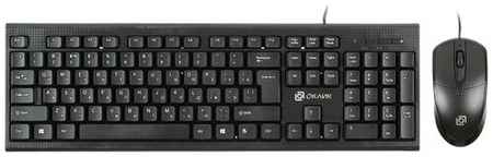 Комплект клавиатура + мышь OKLICK 640M
