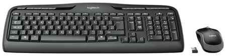 Комплект клавиатура + мышь Logitech Wireless Combo MK330, черный, английская/русская 19848913998963