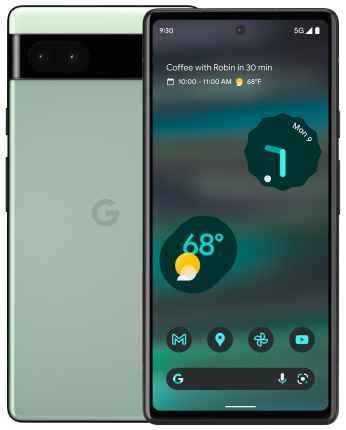 Смартфон Google Pixel 6a 6/128 ГБ USA, nano SIM+eSIM, серо-зеленый 19848915369381