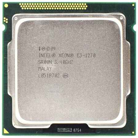 Процессор Intel Xeon E3-1270 LGA1155, 4 x 3400 МГц, OEM 19848915501176