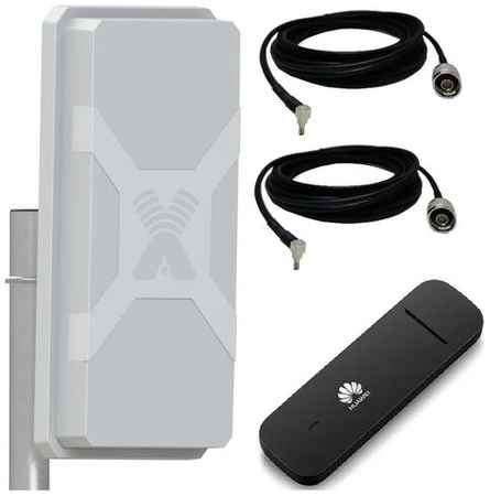 Brovi E3372-325 4G 3G модем USB под сим карту с уличной антенной Antex Nitsa-5 MIMO 2x2 004325