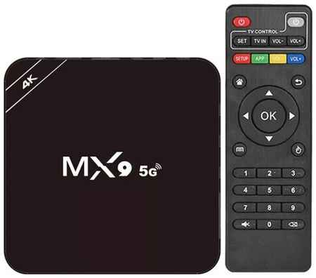 Vontar Смарт ТВ приставка Android Smart TV Box MX9 5G 1/8GB