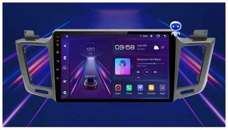MEKEDE Android Магнитола Toyota RAV 4 2012-2018 4/64 4G (поддержка SIM)