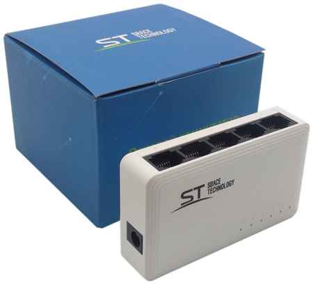 Space Technology Коммутатор сетевой ST-GS50, 5-ти портовый 1Гб/с