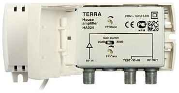 Усилитель квартирный цифровой TERRA HA024 DVB-T2, 30Дб