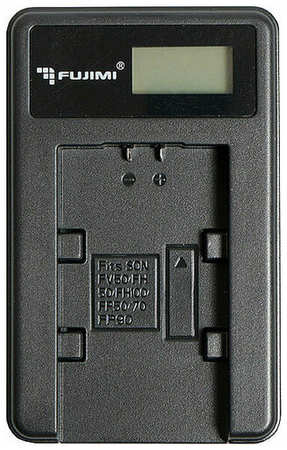Зарядное устройство FUJIMI для FUJI NP-W126 (USB, ЖК дисплей) 19848933193496