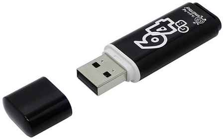 SmartBuy Память Smart Buy ″Glossy″ 64GB, USB 2.0 Flash Drive, черный 19848933473140