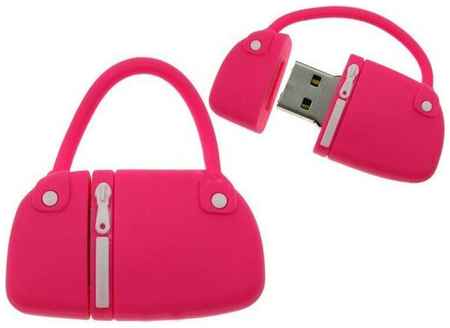 Подарочный USB-накопитель сумочка розовая 16GB оригинальная флешка 19848934357677