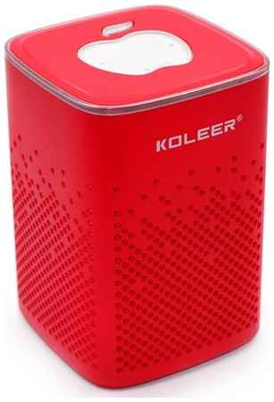 Беспроводная колонка LIDER MOBILE L919 / Koleer S818 Портативная музыкальная акустика / Чистый звук / Басы / Блютуз / Радио, красная