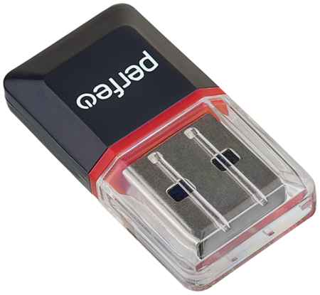 Картридер Perfeo Card Reader Micro SD, (PF-VI-R008), черный
