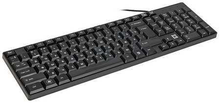 Клавиатура DEFENDER Accent SB-720 RU, USB , черный, компактная 19848942257555