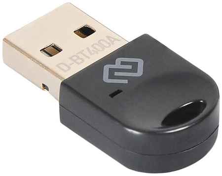 Адаптер USB Digma D-BT400A Bluetooth 4.0+EDR class 1.5 20м черный 19848943719282