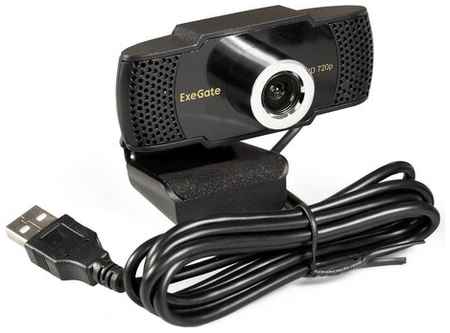 Веб-камера ExeGate BusinessPro C922 HD Tripod 1,3 Мп, 1280х720, 30fps, микрофон с шумоподавлением, штатив Flex в комплекте 19848949097043