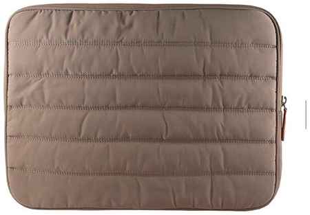 Чехол Bustha Puffer Sleeve Nylo/Leather для Macbook Air/Pro 13 (18/20), цвет коричневый 19848949783144