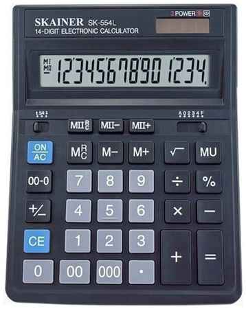 Калькулятор настольный бухгалтерский Skainer SK-554L 19848950014029