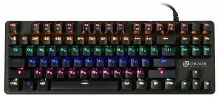 OKLICK Клавиатура Оклик 969G SHOTGUN механическая черный USB Multimedia for gamer LED 19848950105395