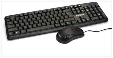 Комплект клавиатура + мышь, комплект Exegate Standart Combo, USB, черный 19848950332513