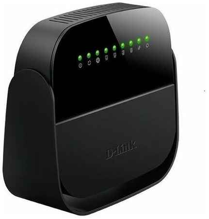 Wi-Fi роутер D-Link беспроводной N150 ADSL2+/VDSL2 черный 19848950542257