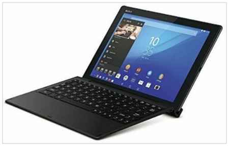 MyPads Съемная клавиатура /док-станция/ база Sony BKB50 для планшета Sony Xperia Z4 Tablet SGP712/ SGP771 10.1 черного цвета русские пластиковые наклейки