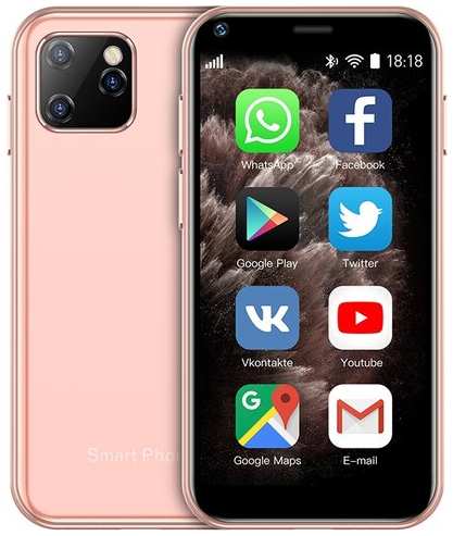Смартфон SOYES XS11 1/8 ГБ, Dual nano SIM, розовый 19848950891344