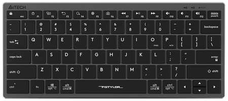 Клавиатура A4Tech Fstyler FX51 серый USB slim Multimedia (FX51 GREY) 19848950918977