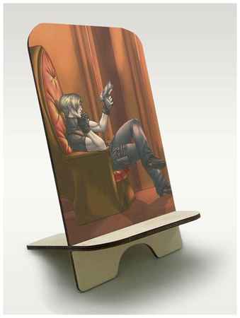 BrutBag Подставка для телефона c рисунком УФ игры Resident Evil 4 (Обитель зла, зомби, Эшли, Леон, Клэр, Ада Вонг) - 372