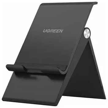 Подсктавка регулируемая UGREEN LP247 (80903) Adjustable Portable Stand для телефонов и планшетов. Цвет: черный 19848956480340
