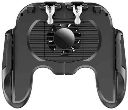 Джойстик держатель геймпад триггер игровой для телефона (смартфона) с охлаждением xomobile H6 черный 19848956625303