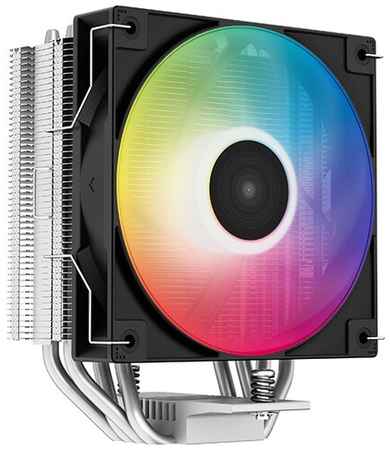 Кулер для процессора Deepcool AG400 LED, серебристый/черный/RGB 19848958042908