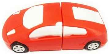Подарочная флешка автомобиль красный 8GB оригинальный USB-накопитель 19848958652617