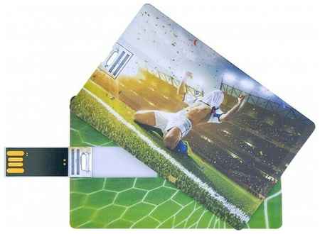 Подарочный USB-накопитель футбол оригинальная флешка пластиковая карта 64GB 19848958771179