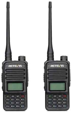 Рации Retevis RT85 без лицензии, VHF 136-174MHz / UHF 400-480MHz, 200 каналов, hands free, шумоподавление, 4000 м. Компл
