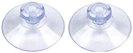 Стпос Присоска силиконовая универсальная миниатюрная SC-20, диаметр 2 см, 2 штуки