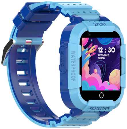Часы Smart Baby Watch KT12S Wonlex голубые 19848970036403