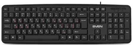 SVEN Клавиатура KB-S230 чёрная (104кл, каб. 2м)