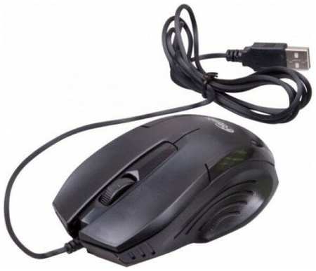 Мышь проводная Ritmix ROM-300 Black, 800 DPI, Кнопки: 2+1 колесо, Длина кабеля: 150 см, USB 19848981047468