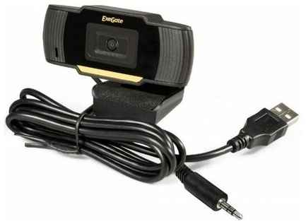 Веб-камера ExeGate EX286180RUS GoldenEye C270, 640х480, USB, микрофон с шумоподавлением, универсальное крепление 19848981153273