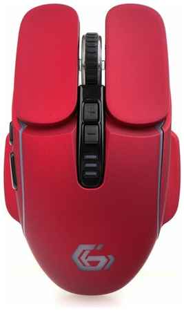 Мышь игровая Gembird MGW-510, 2,4 ГГц, 2400 DPI, 7 кн, RGB-подсветка, красная 19848981189259