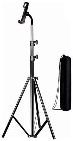 Pantogroff Напольная стойка штатив JBH-P252 с держателем для планшета 12-25 см на гибкой основе длиной 10 см с чехлом для переноски