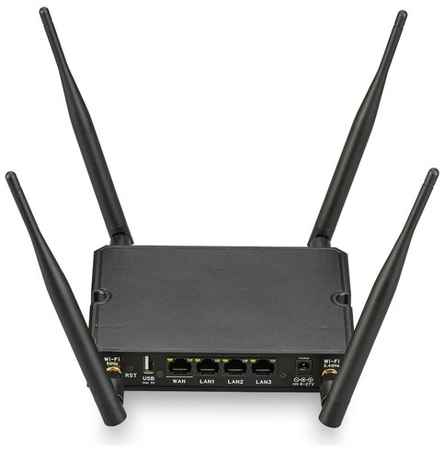 Wi-Fi роутер KROKS Rt-Cse m6-G (F-female), черный 19848983046963