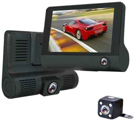 Видеорегистратор Cartage, 3 камеры, FHD 1080, LTPS 4.0, обзор 120° 19848985467022