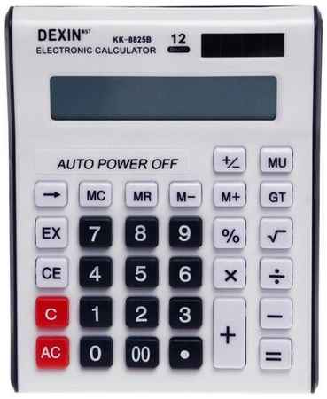 Калькулятор настольный ″DEXIN″ 12 - разрядный КК - 8825В (комплект из 3 шт) 19848985685132