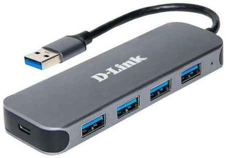 Разветвитель USB 3.0 D-Link DUB-1341/C2A 4 х USB 3.0 USB Type-C черный 19848989601125