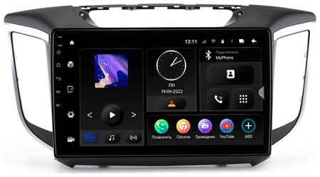 Автомагнитола Hyundai Creta 16-21 (Incar TMX-2410-6) Android 10, QLED 1280x720, 8 ядер, BT 5.0, 4G, Wi-Fi, DSP, память 6Gb+128Gb, 10 дюймов