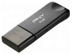 Флеш-диск 64GB PNY Attache Classic USB 3.0, черный [FD64GATTC30KTRK-EF] 19848991192890