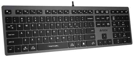 Клавиатура A4Tech Fstyler FX50 серый USB slim Multimedia 19848991652549
