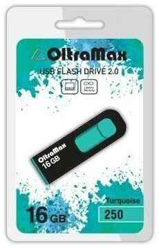 Флешка Oltramax 250 OM-16GB-250 бирюзовый 16 Гб Turquoise 19848992537689